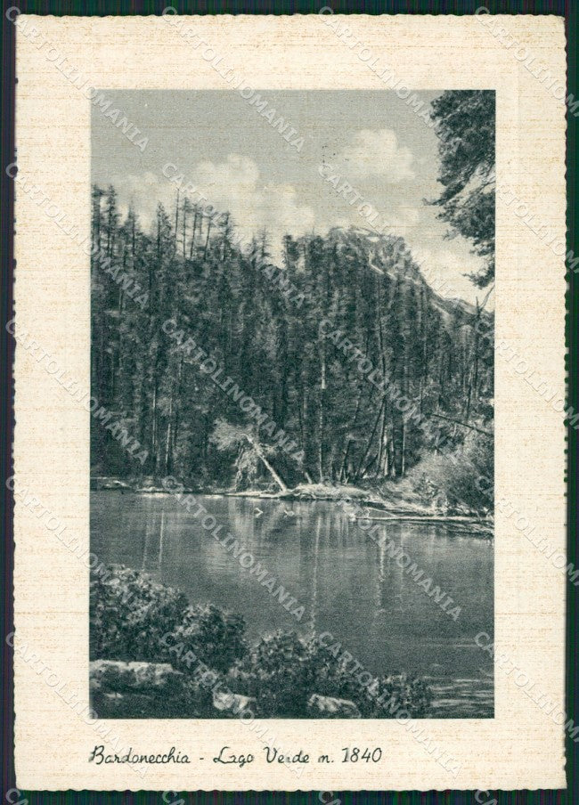 Torino Bardonecchia Lago Verde FG cartolina KB2033 – fronte