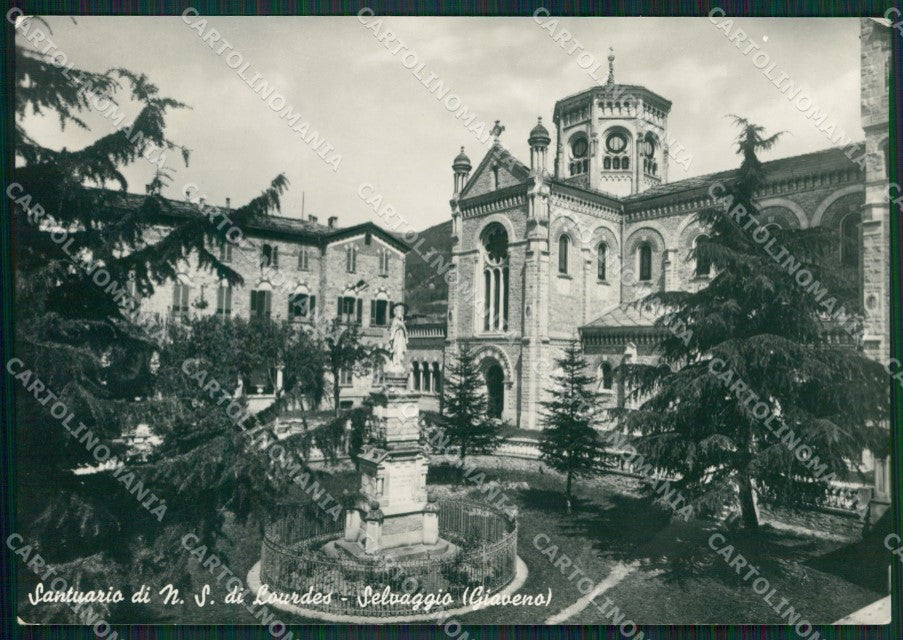 Torino Giaveno Selvaggio Santuario Foto FG cartolina KB2038 – fronte