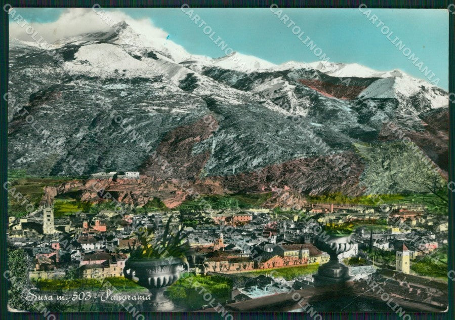 Torino Susa PIEGA Foto FG cartolina KB2040 – fronte