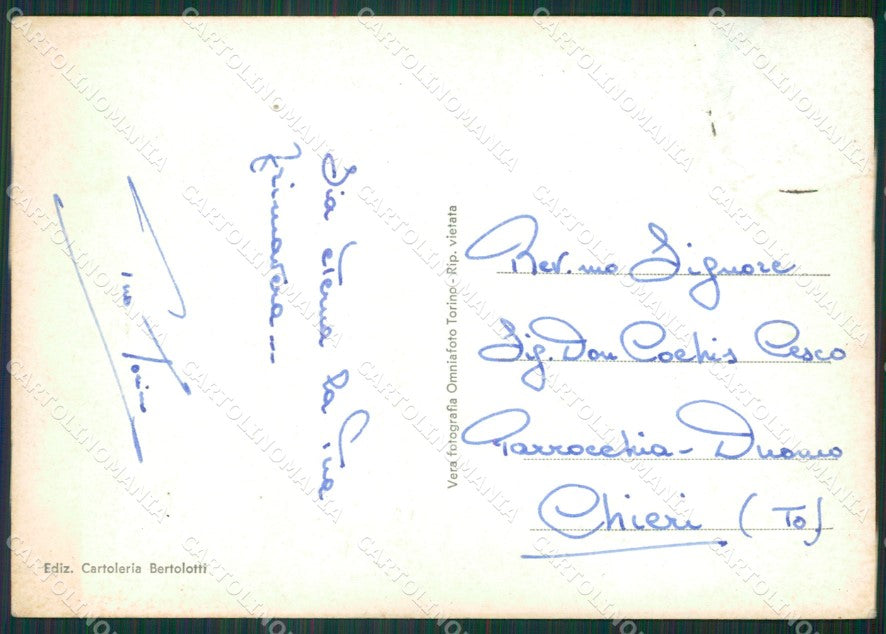 Torino Lanzo Torinese Collegio ABRASA Foto FG cartolina KB2043 – retro