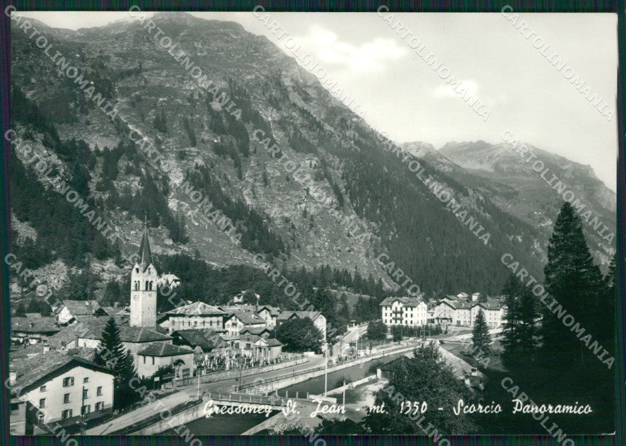 Aosta Gressoney Saint Jean Foto FG cartolina KB2046 – fronte