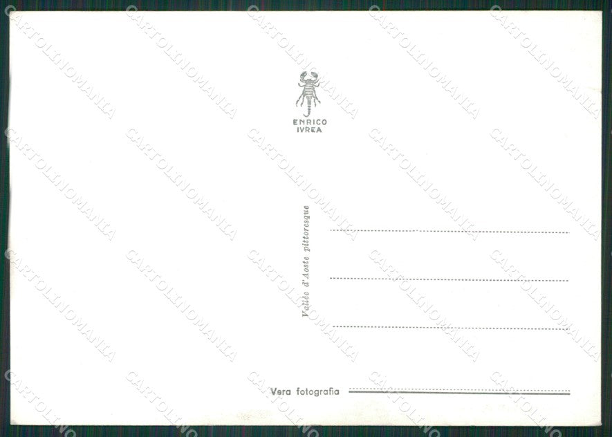 Aosta Gressoney Saint Jean Foto FG cartolina KB2046 – retro