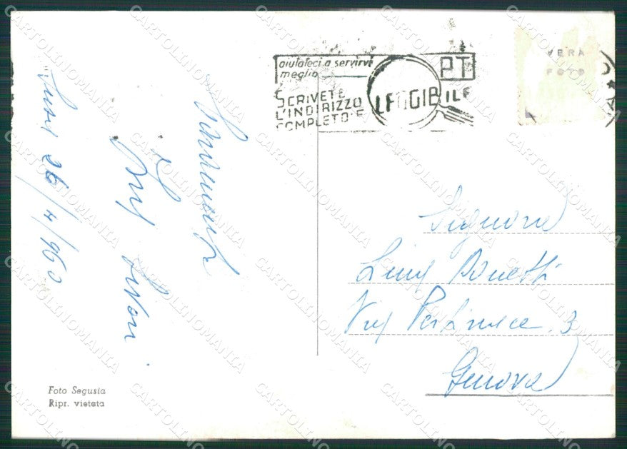 Torino Susa Foto FG cartolina KB2054 – retro
