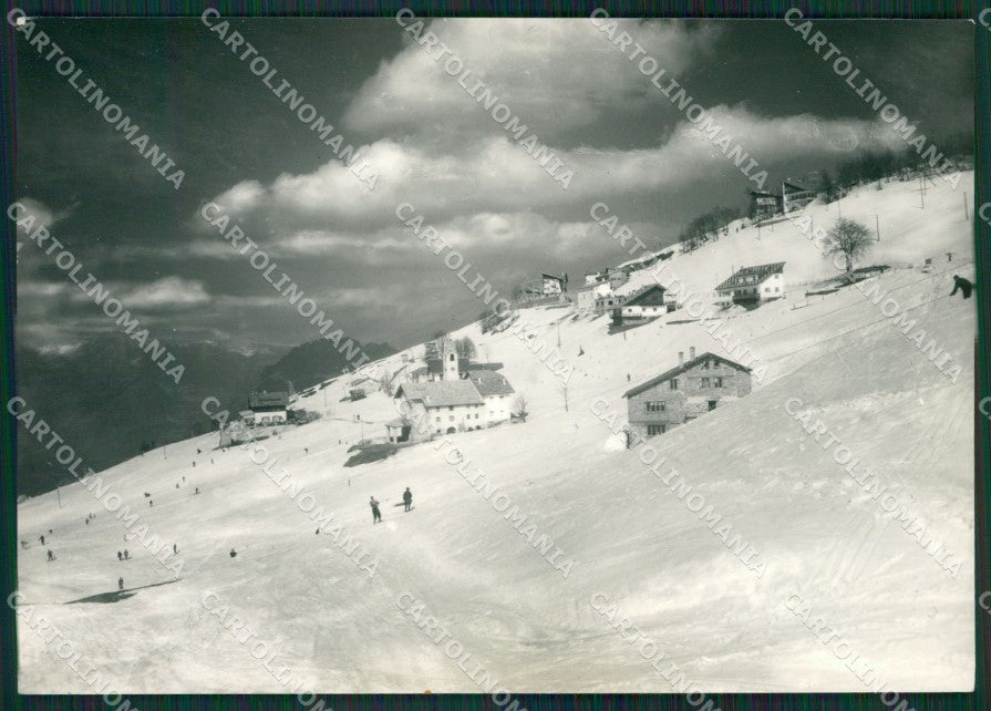 Vercelli Scopello Alpe Mera Nevicata Sci Foto FG cartolina KB2069 – fronte