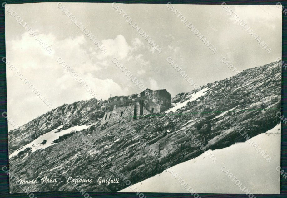 Vercelli Alagna Capanna Gnifetti Cai PIEGHINA Foto FG cartolina KB2071 – fronte