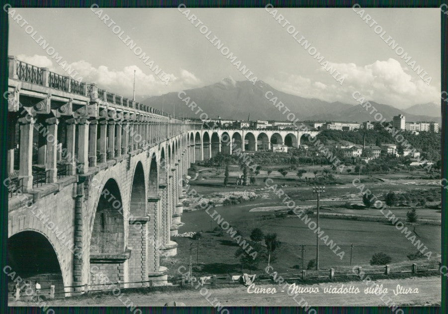 Cuneo Città Viadotto Foto FG cartolina KB2074 – fronte