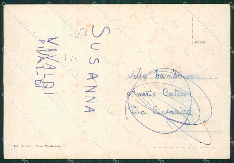 Asti Moasca PIEGHE ABRASA Foto FG cartolina KB2082 – retro