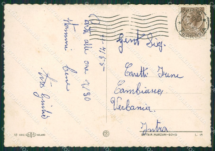 Torino Città Stazione FG cartolina KB2093 – retro