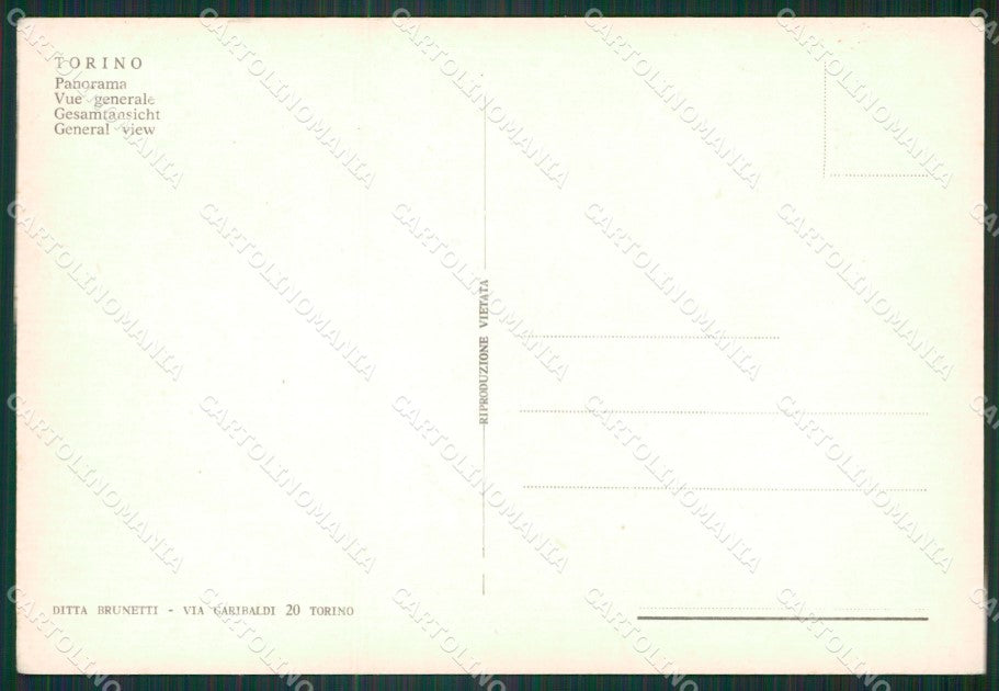 Torino Città FG cartolina KB2094 – retro