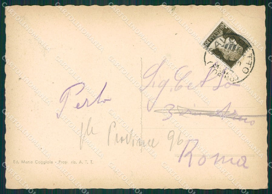 Torino Cavaretto Colle della Maddalena PIEGHINA FG cartolina KB2096 – retro