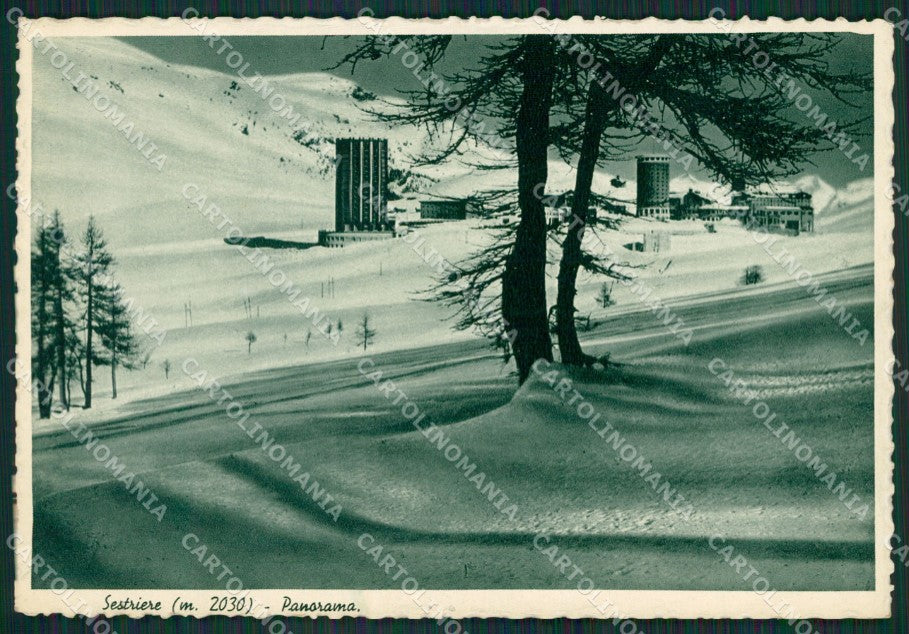 Torino Sestriere Nevicata FG cartolina KB2103 – fronte