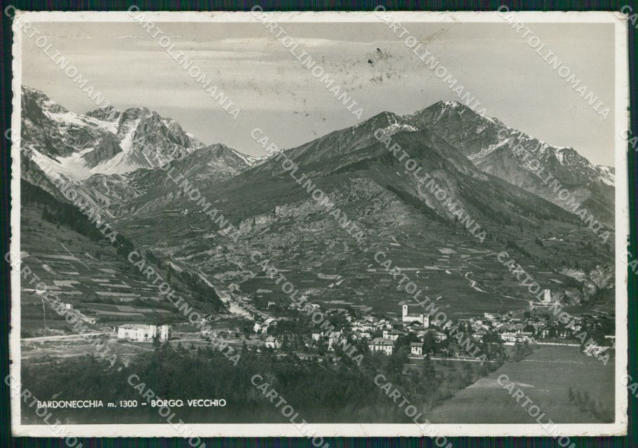 Torino Bardonecchia Borgo Vecchio PIEGHE Foto FG cartolina KB2105 – fronte