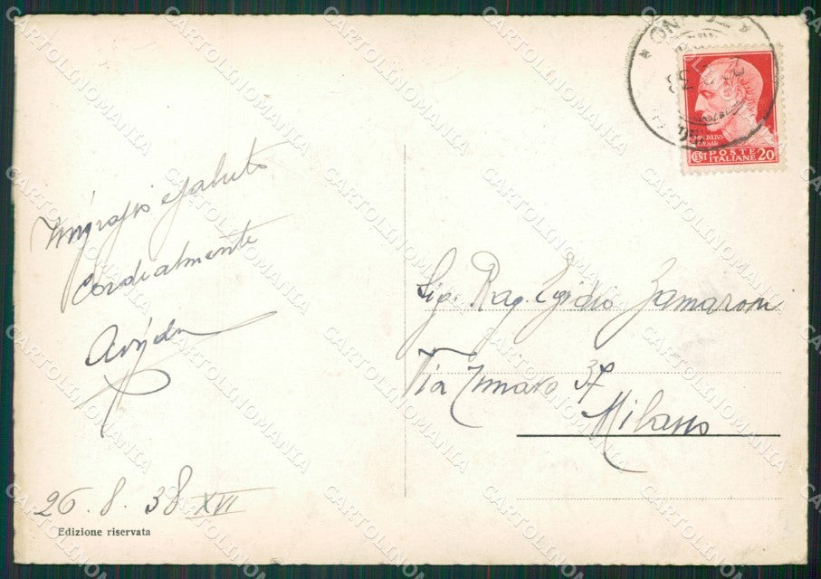 Torino Bardonecchia Borgo Vecchio PIEGHE Foto FG cartolina KB2105 – retro