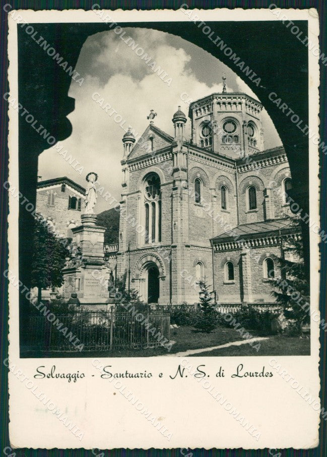 Torino Giaveno Selvaggio Santuario PIEGHINA Foto FG cartolina KB2120 – fronte