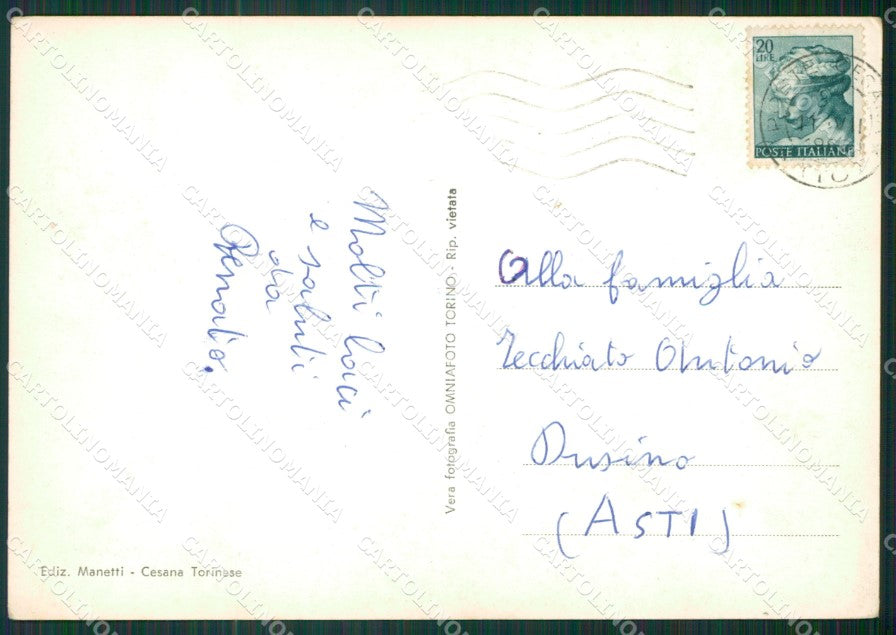 Torino Cesana Torinese Foto FG cartolina KB2127 – retro