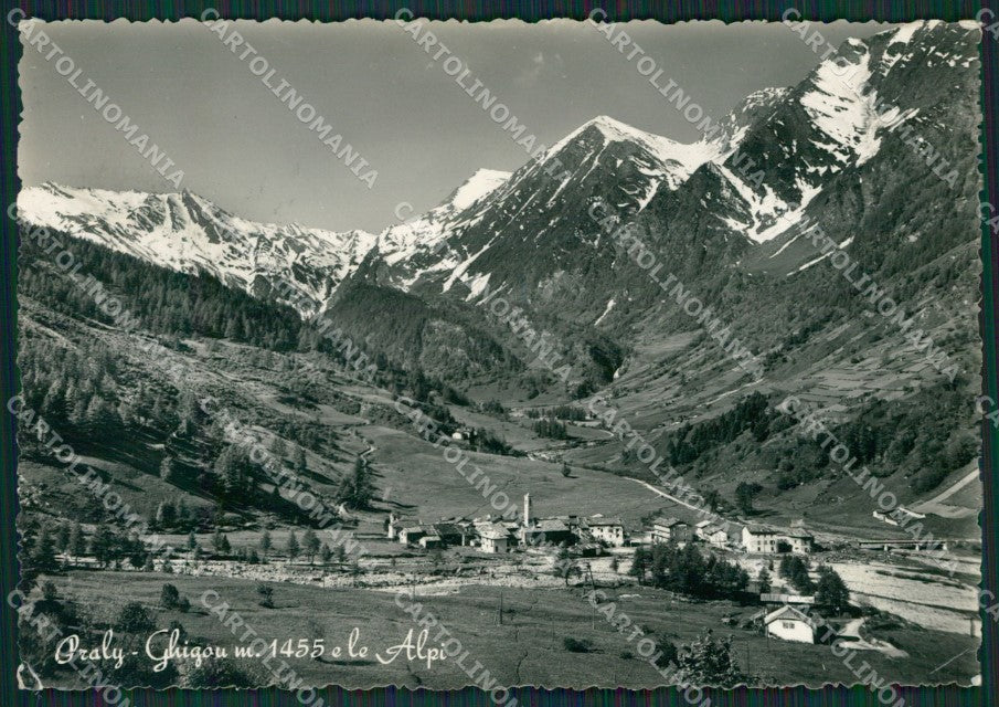 Torino Prali Ghigo PIEGHINE Foto FG cartolina KB2129 – fronte