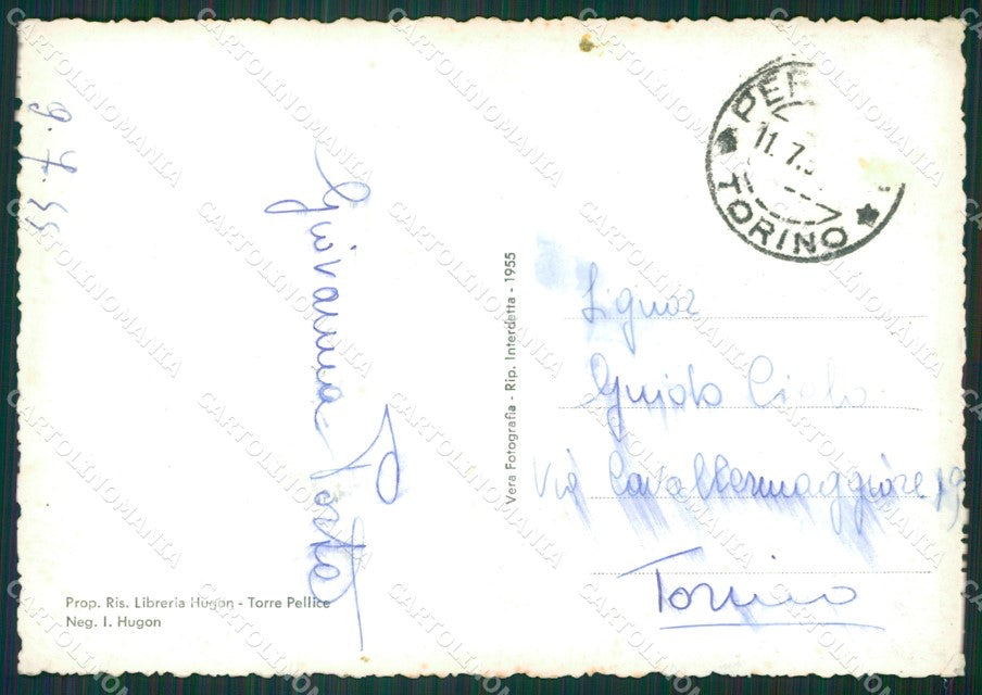 Torino Prali Ghigo PIEGHINE Foto FG cartolina KB2129 – retro