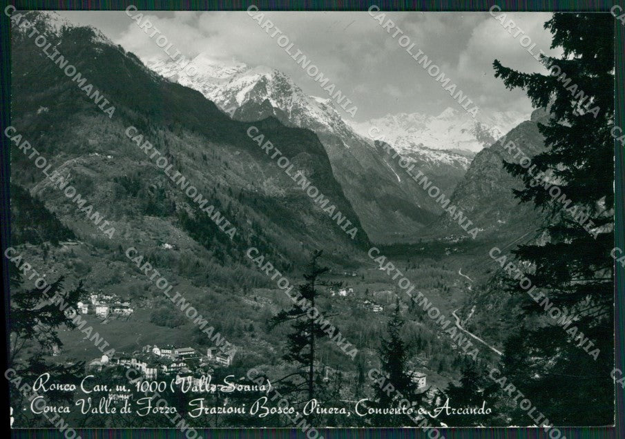 Torino Ronco Canavese Bosco Pinera Convento Arcando Foto FG cartolina KB2145 – fronte