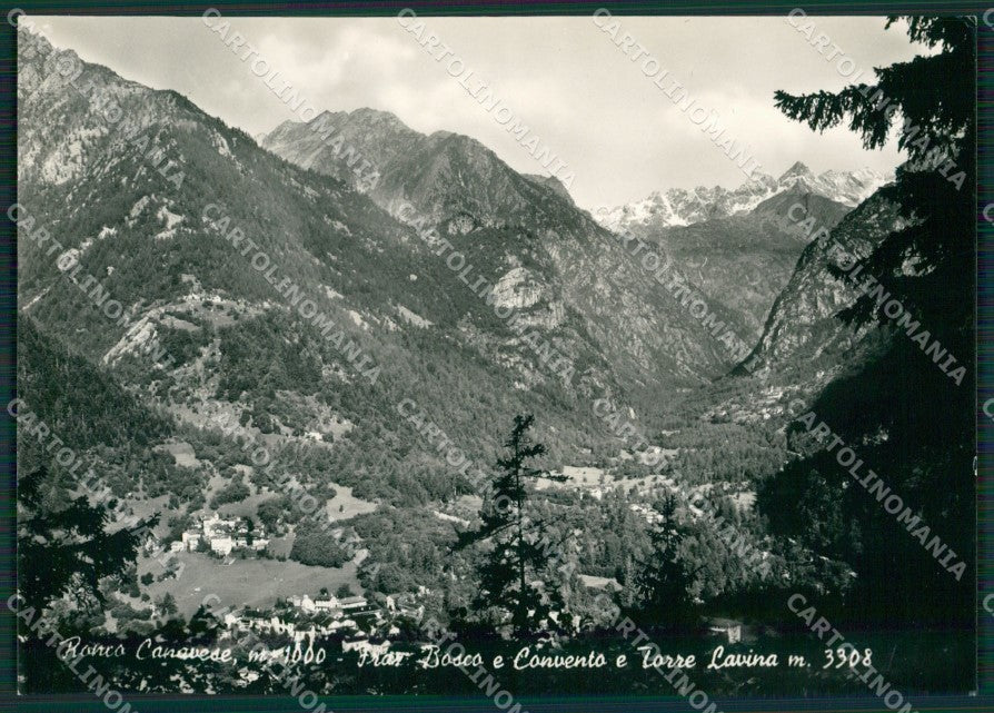 Torino Ronco Canavese Bosco Convento Torre Lavina Foto FG cartolina KB2147 – fronte