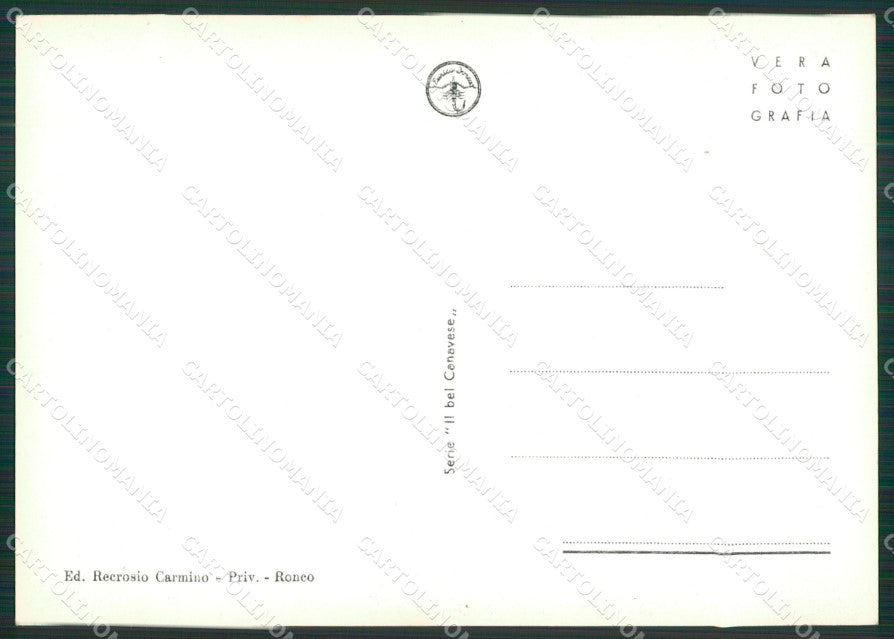 Torino Ronco Canavese Bosco Convento Torre Lavina Foto FG cartolina KB2147 – retro