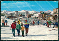 Torino Sestriere Nevicata Sci PIEGHINE Foto FG cartolina KB2161 – fronte