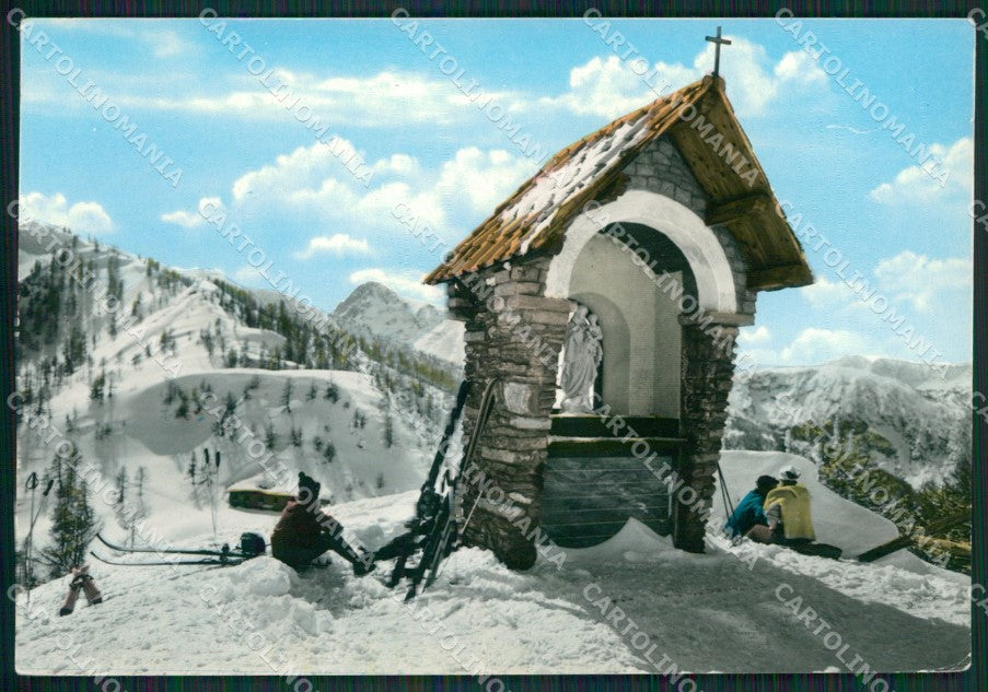 Torino Bardonecchia Nevicata Sci Foto FG cartolina KB2167 – fronte