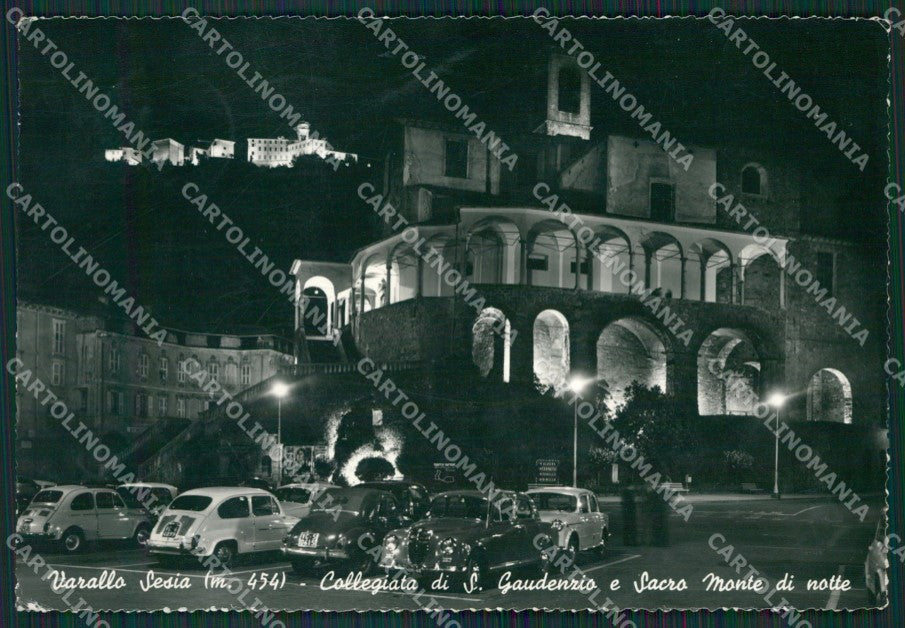 Vercelli Varallo Sesia Auto Monte Sacro Foto FG cartolina KB2188 – fronte