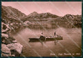 Biella Oropa Lago Mucrone Barca Foto FG cartolina KB2189 – fronte