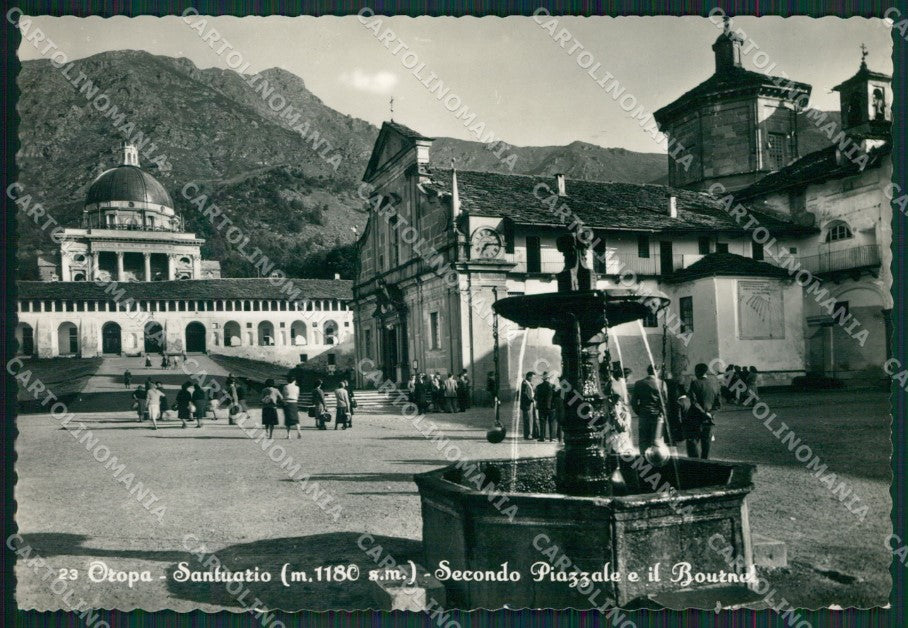 Biella Oropa Santuario PIEGHINE Foto FG cartolina KB2190 – fronte