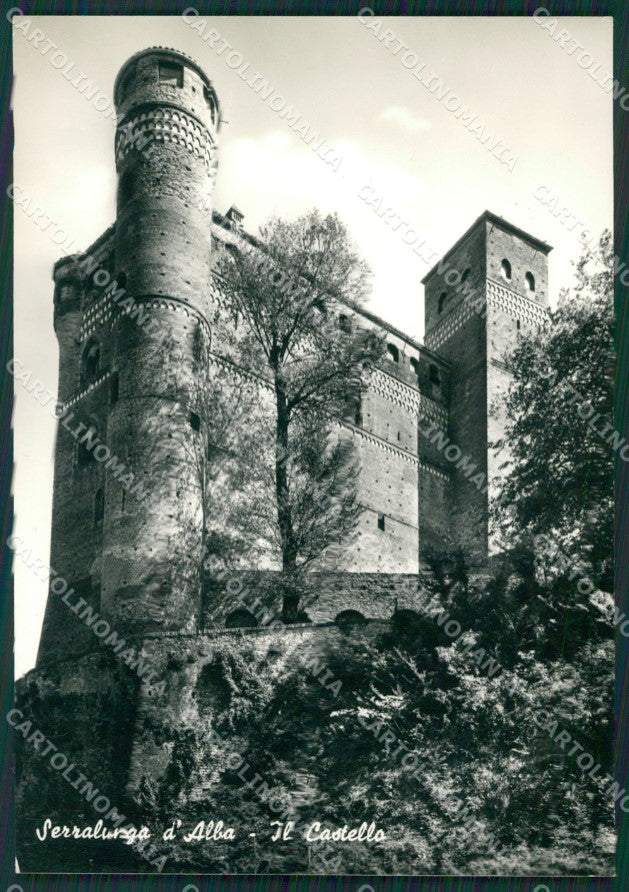 Cuneo Serralunga d'Alba Castello Foto FG cartolina KB2197 – fronte
