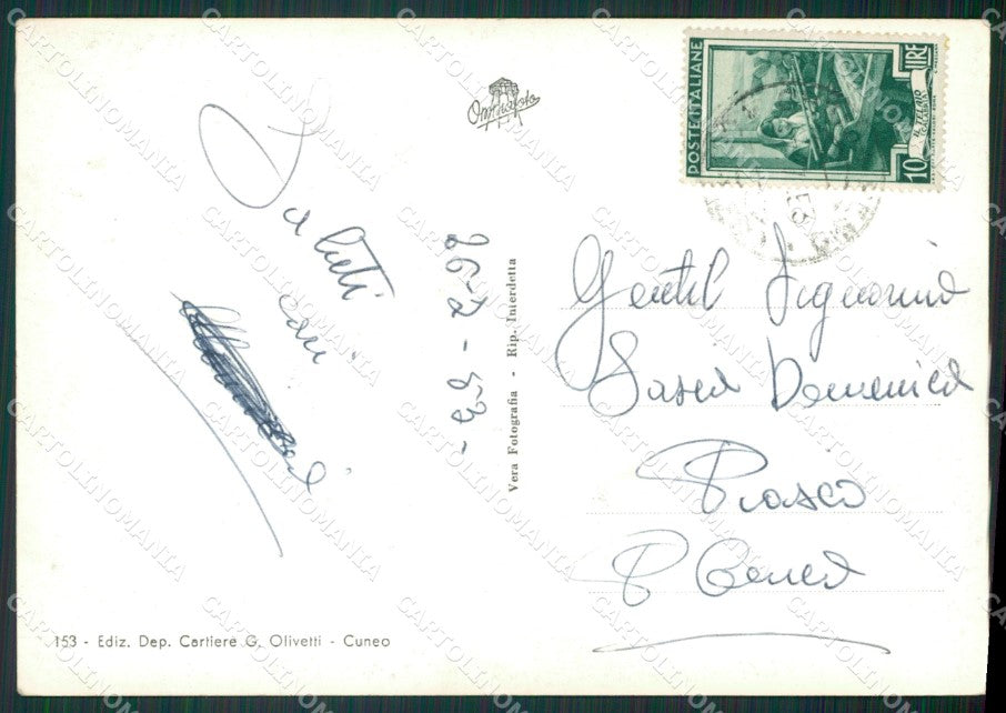 Cuneo Chiusa Pesio Foto FG cartolina KB2198 – retro