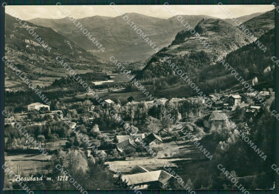 Torino Oulx Beaulard RESTAURATA PIEGHE Foto FG cartolina KB2212 – fronte