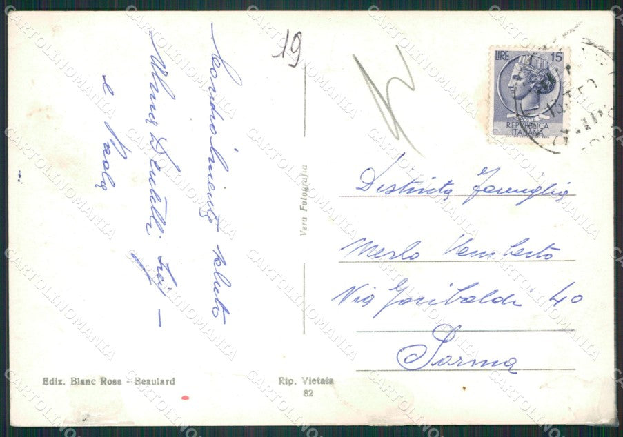 Torino Oulx Beaulard RESTAURATA PIEGHE Foto FG cartolina KB2212 – retro
