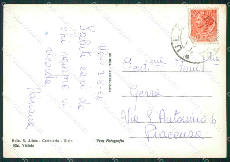 Torino Sauze d'Oulx Ulzio STRAPPINO PIEGHINA Foto FG cartolina KB2214 – retro