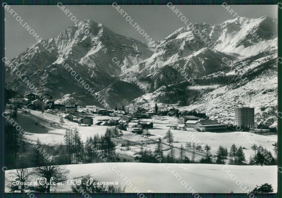 Torino Sauze d'Oulx Nevicata Foto FG cartolina KB2229 – fronte