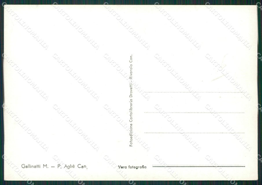 Torino Agliè Canavese Foto FG cartolina KB2269 – retro