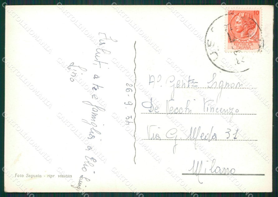 Torino Susa Rocciamelone Foto FG cartolina KB2272 – retro