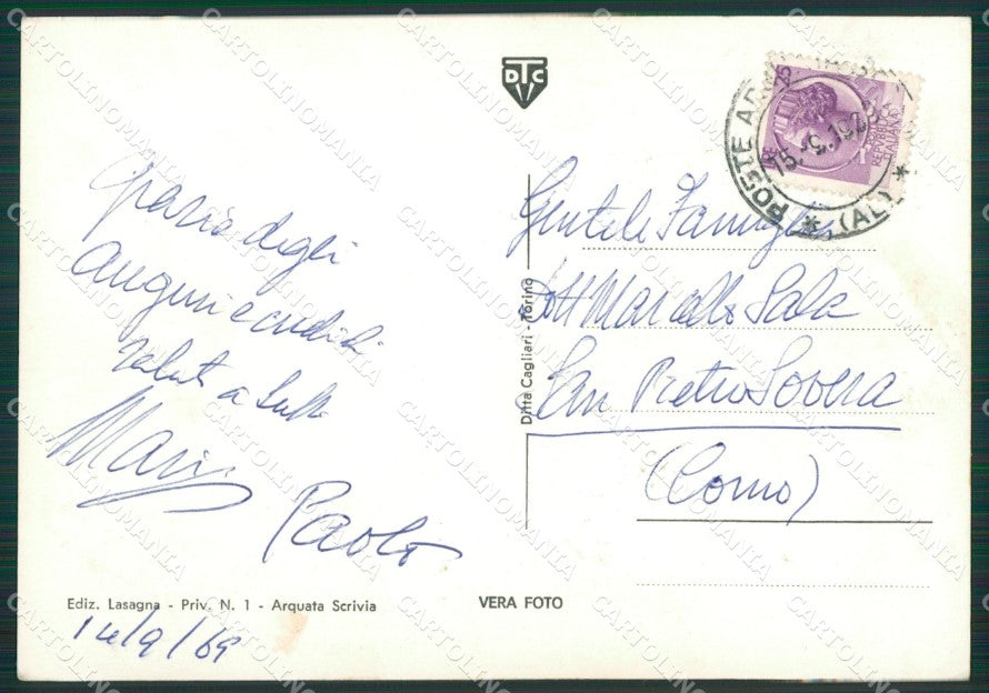Alessandria Arquata Scrivia Foto FG cartolina KB2282 – retro