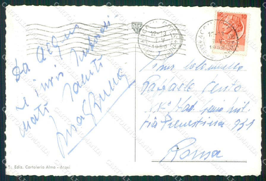 Alessandria Acqui Terme Auto Foto FG cartolina KB2297 – retro