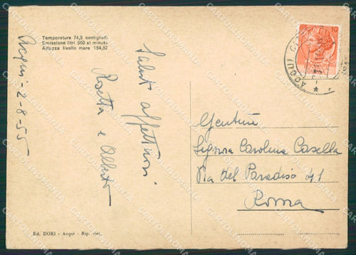 Alessandria Acqui Terme FG cartolina KB2299 – retro