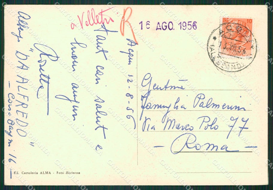 Alessandria Acqui Terme FG cartolina KB2300 – retro