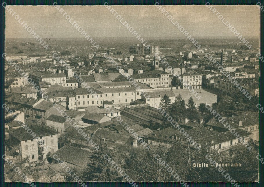 Biella Città PIEGHINA FG cartolina KB2306 – fronte