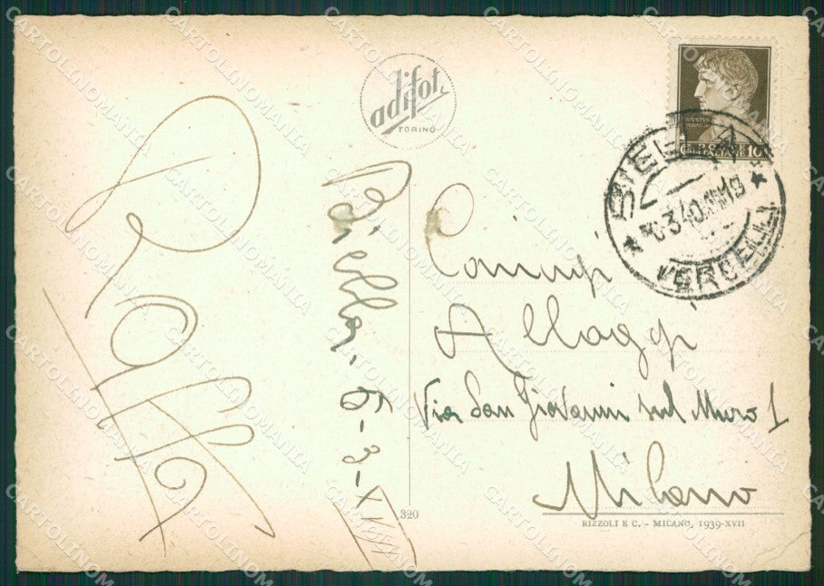 Biella Città PIEGHINA FG cartolina KB2306 – retro