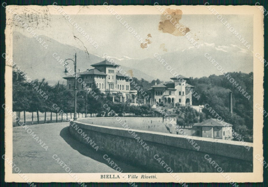 Biella Città MACCHIA FG cartolina KB2307 – fronte