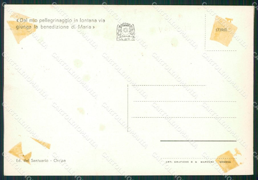 Biella Oropa COLLA Foto FG cartolina KB2316 – retro