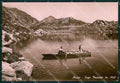 Biella Oropa Lago Mucrone Barca Foto FG cartolina KB2325 – fronte