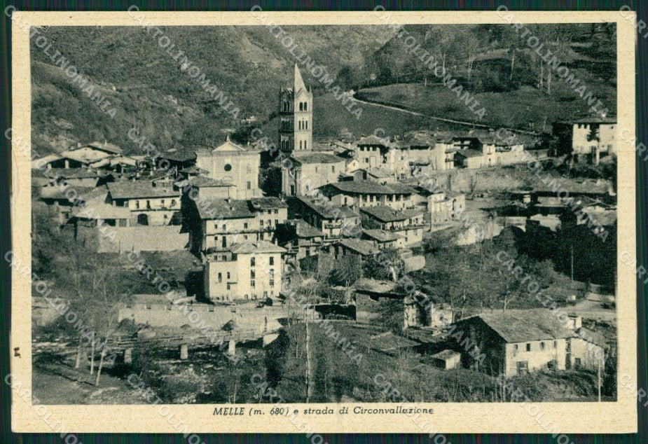 Cuneo Melle FG cartolina KB2344 – fronte