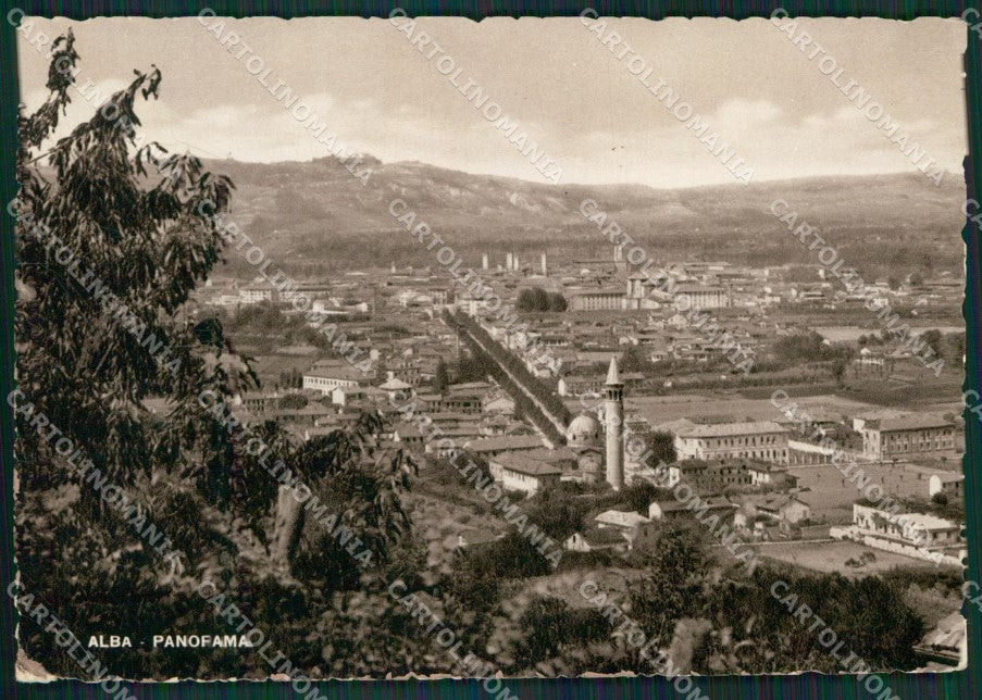 Cuneo Alba PIEGHE Foto FG cartolina KB2358 – fronte