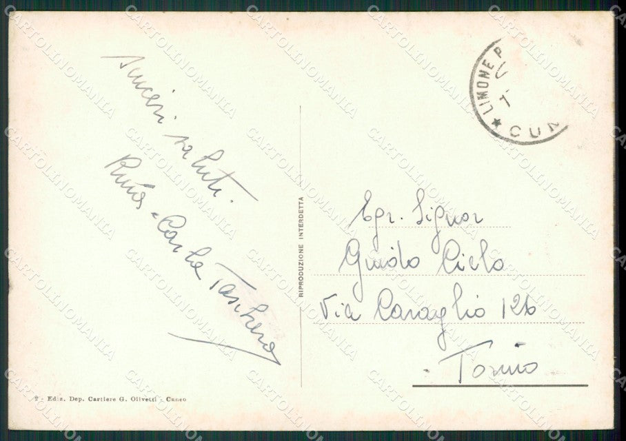 Cuneo Limone Piemonte FG cartolina KB2374 – retro