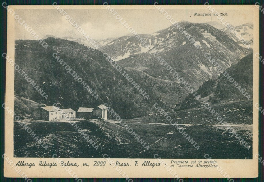 Torino Coazze Rifugio Balma Mangioie PIEGHINA FG cartolina KB2378 – fronte